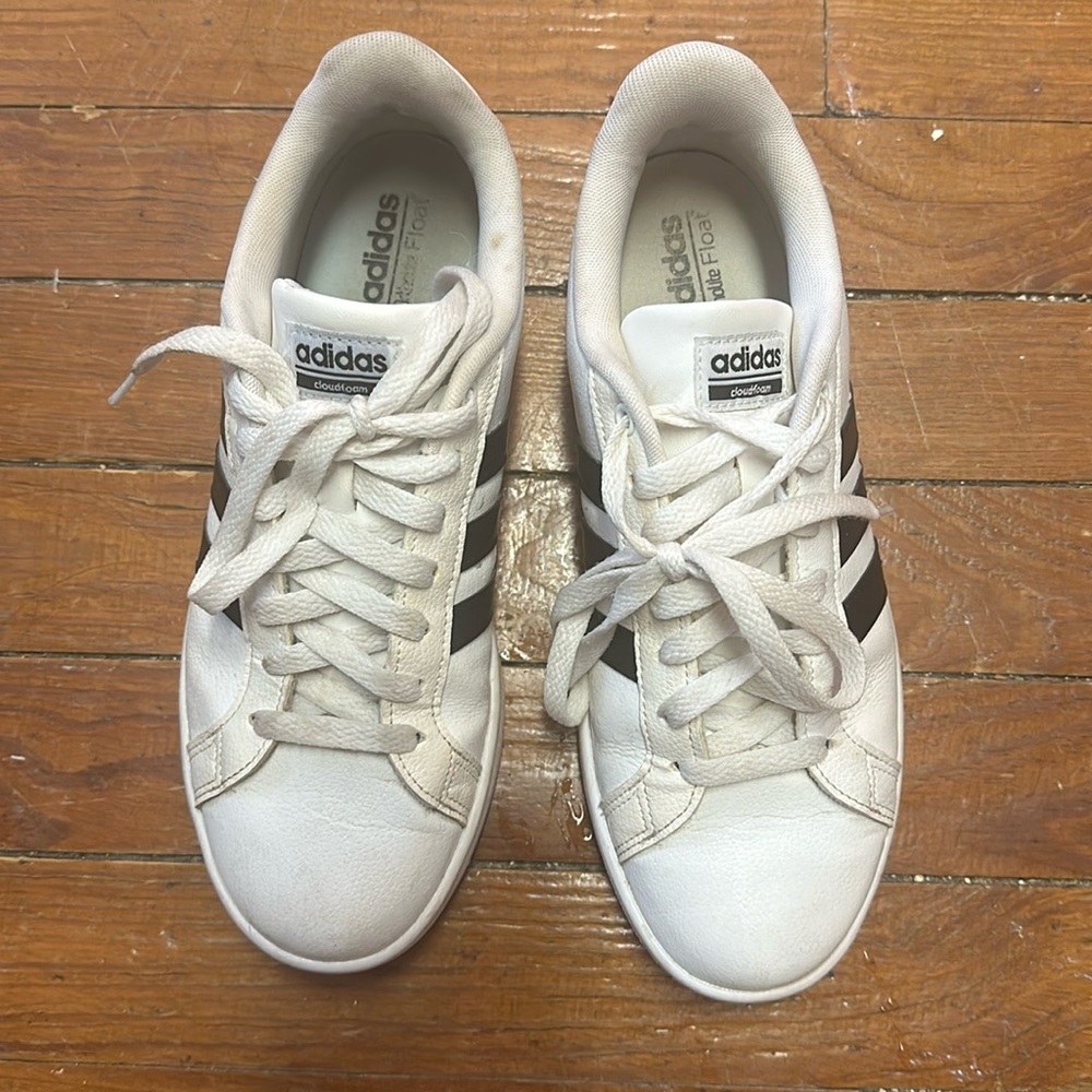 Adidas black and white sneakers grand court 2